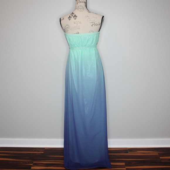 Chic by Jacob Women's Ombre Maxi Dress size M NWT - Picture 3 of 5